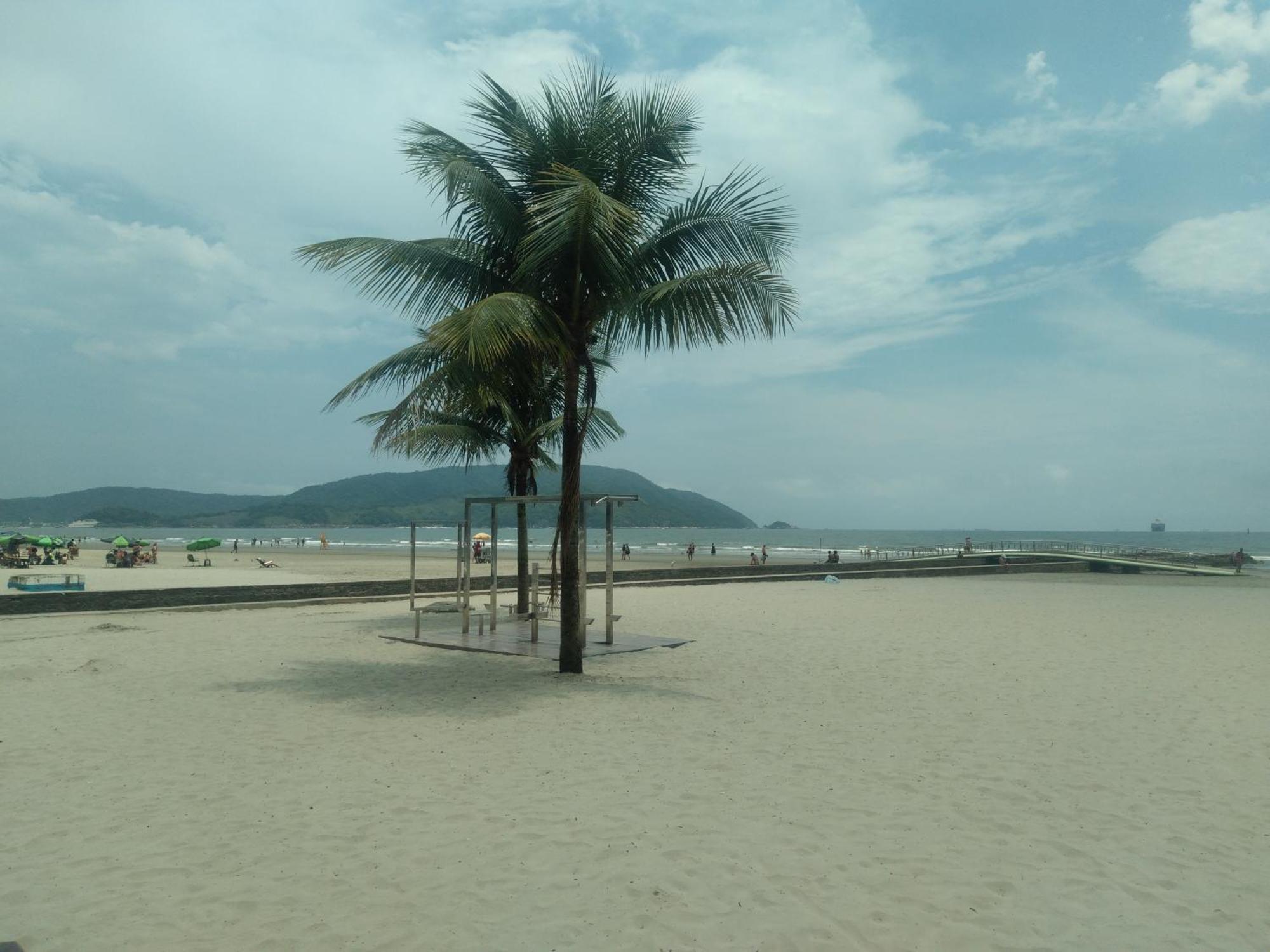 Varanda Mar - Estudio Em Santos Na Quadra Da Praia 外观 照片