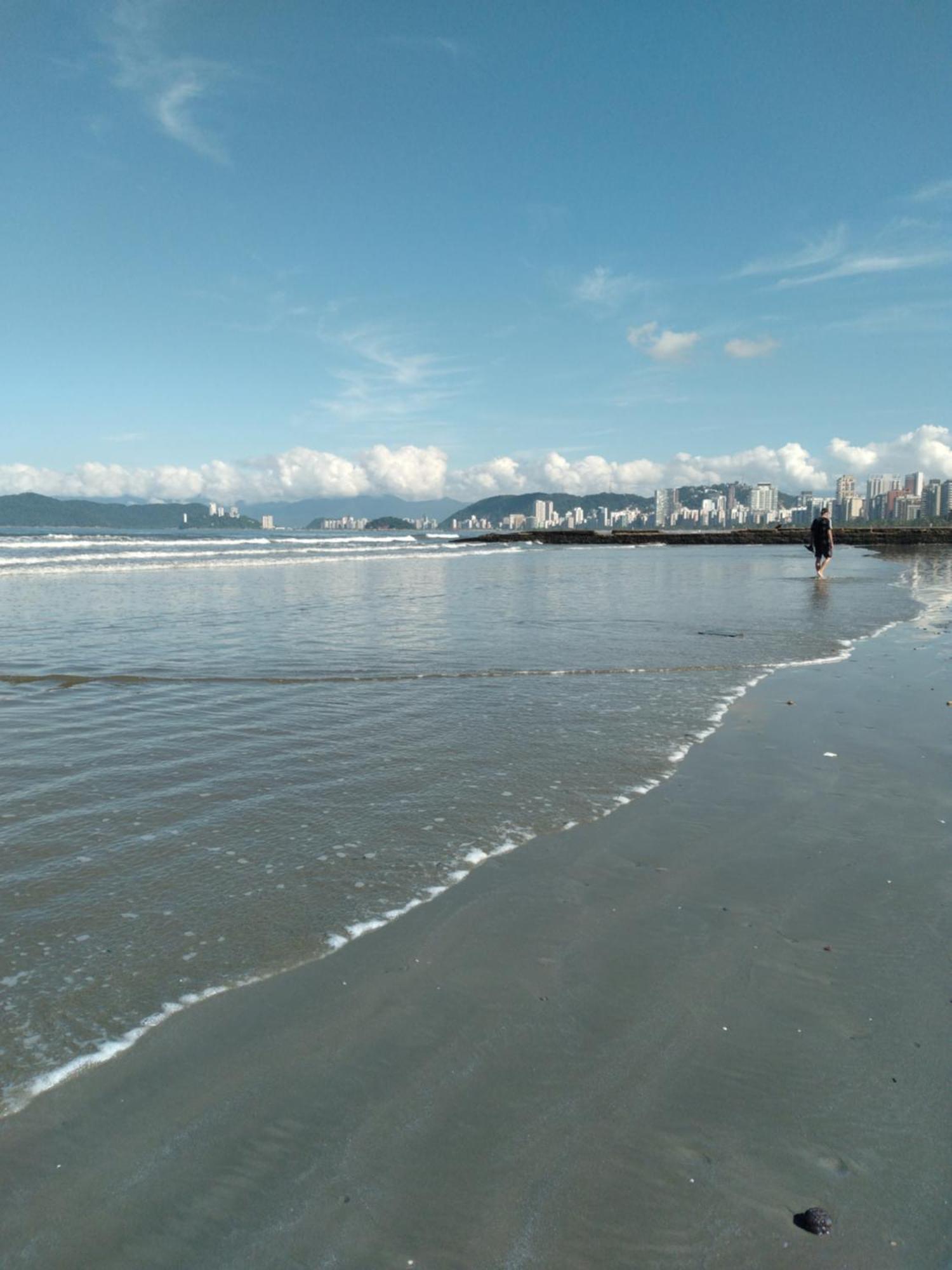 Varanda Mar - Estudio Em Santos Na Quadra Da Praia 外观 照片